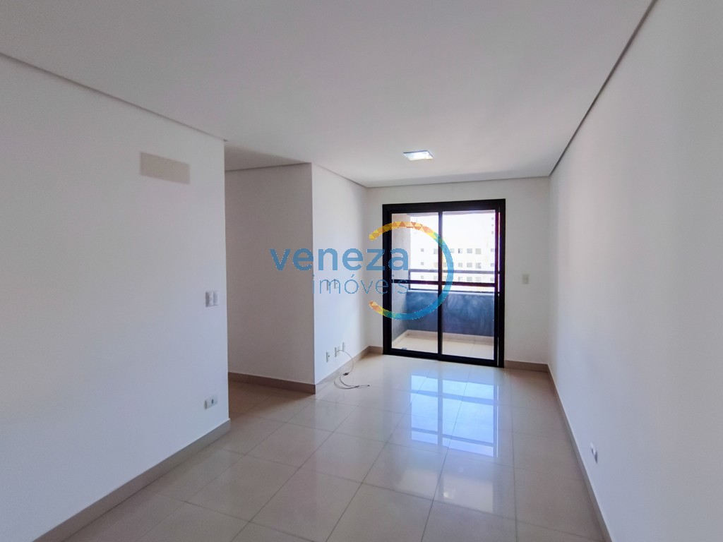 Apartamento para locação no bairro Centro de Londrina com 65m<sup>2</sup> útil, 3 quartos, 1 vaga de garagem