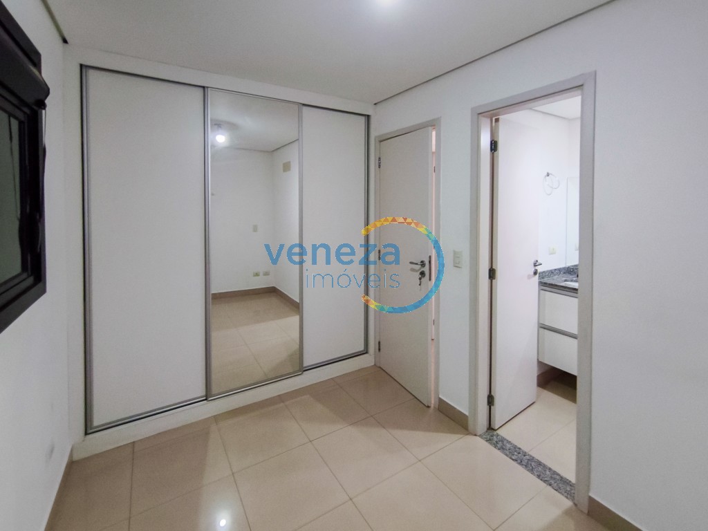 Apartamento para locação no bairro Centro de Londrina com 65m<sup>2</sup> útil, 3 quartos, 1 vaga de garagem