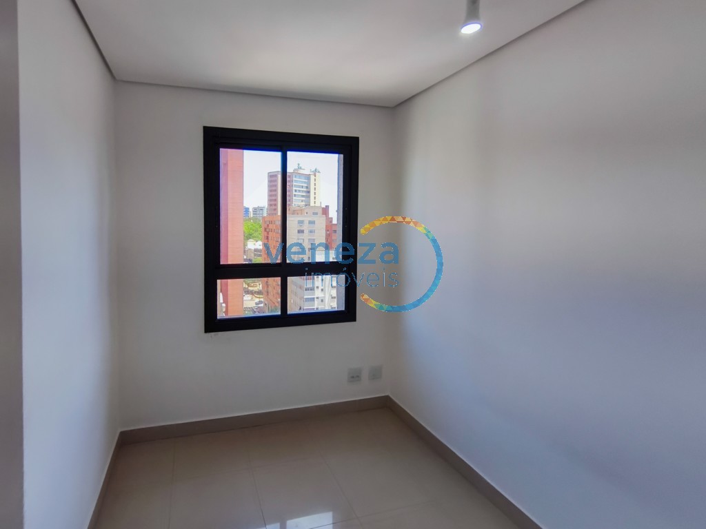 Apartamento para locação no bairro Centro de Londrina com 65m<sup>2</sup> útil, 3 quartos, 1 vaga de garagem
