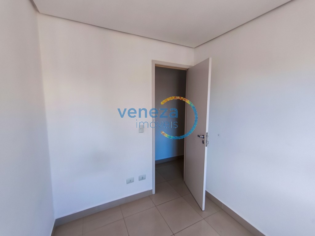 Apartamento para locação no bairro Centro de Londrina com 65m<sup>2</sup> útil, 3 quartos, 1 vaga de garagem