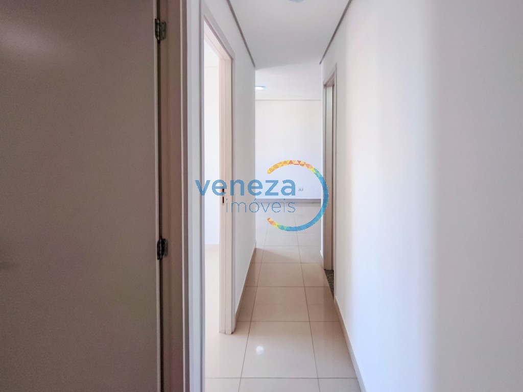 Apartamento para locação no bairro Centro de Londrina com 65m<sup>2</sup> útil, 3 quartos, 1 vaga de garagem