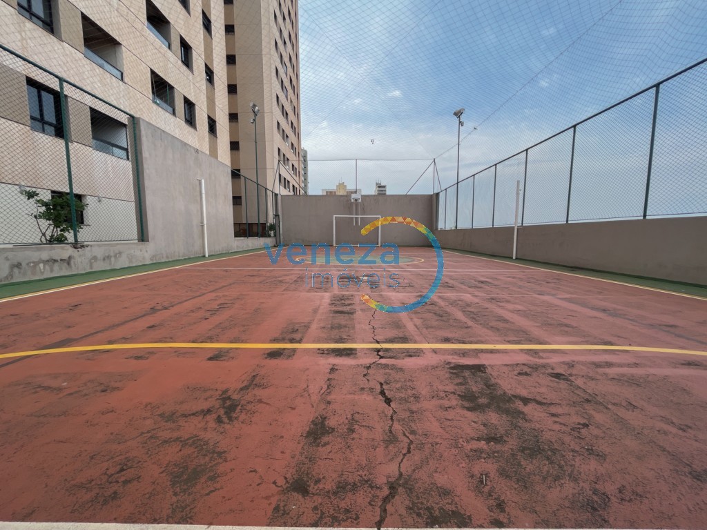 Apartamento para locação no bairro Centro de Londrina com 65m<sup>2</sup> útil, 3 quartos, 1 vaga de garagem