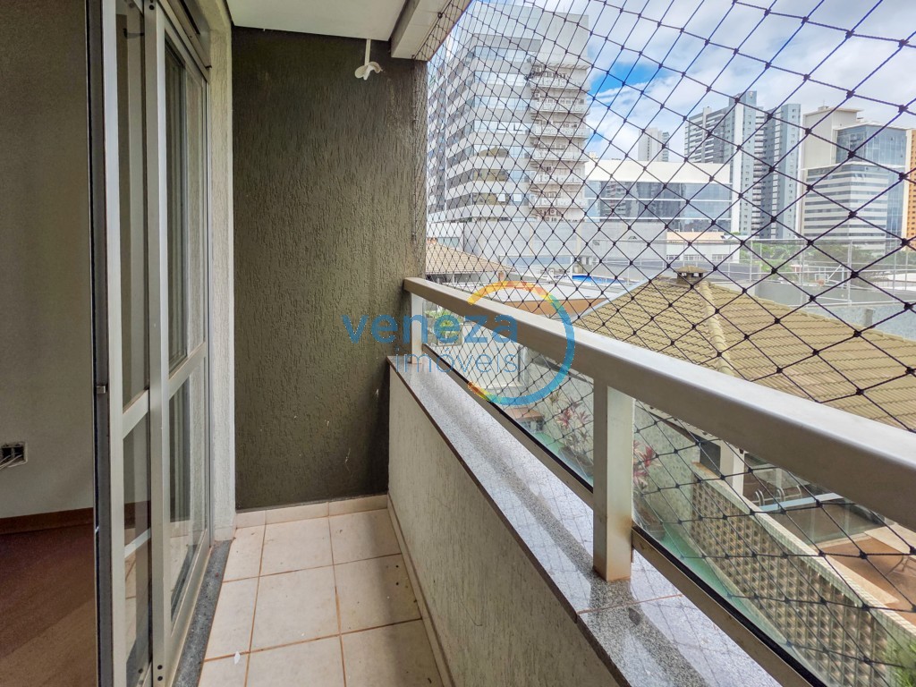 Apartamento para locação no bairro Gleba Palhano de Londrina com 94m<sup>2</sup> útil, 3 quartos, 1 vaga de garagem