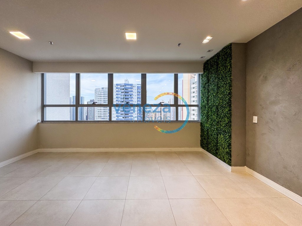 Sala para locação no bairro Gleba Palhano de Londrina com 38m<sup>2</sup> útil, 1 vaga de garagem