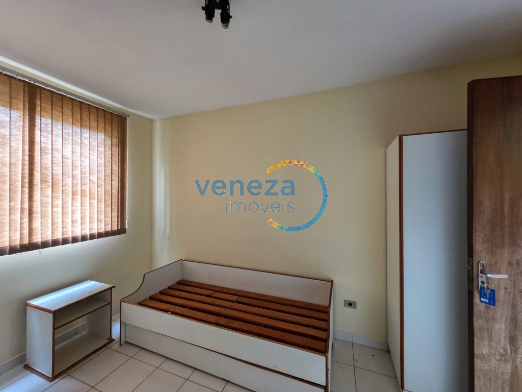 Apartamento para locação no bairro Cidade Universitaria de Londrina com 17m<sup>2</sup> útil, 1 quarto, 1 vaga de garagem