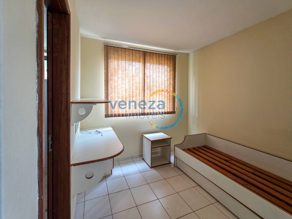 Apartamento para locação no bairro Cidade Universitaria de Londrina com 17m<sup>2</sup> útil, 1 quarto, 1 vaga de garagem