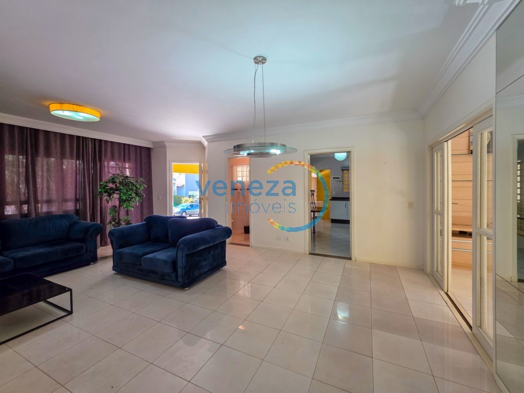 Casa Residencial para locação no bairro Jamaica de Londrina com 205m<sup>2</sup> útil, 3 quartos, 2 vagas de garagem