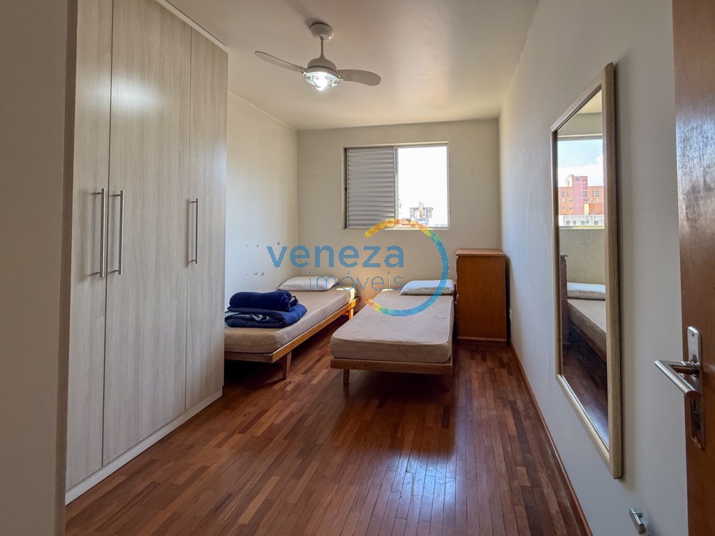 Apartamento para locação no bairro Centro de Londrina com 48.95m<sup>2</sup> útil, 1 quarto, 1 vaga de garagem