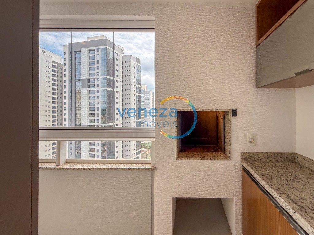 Apartamento para locação no bairro Gleba Palhano de Londrina com 75.5m<sup>2</sup> útil, 3 quartos, 1 vaga de garagem