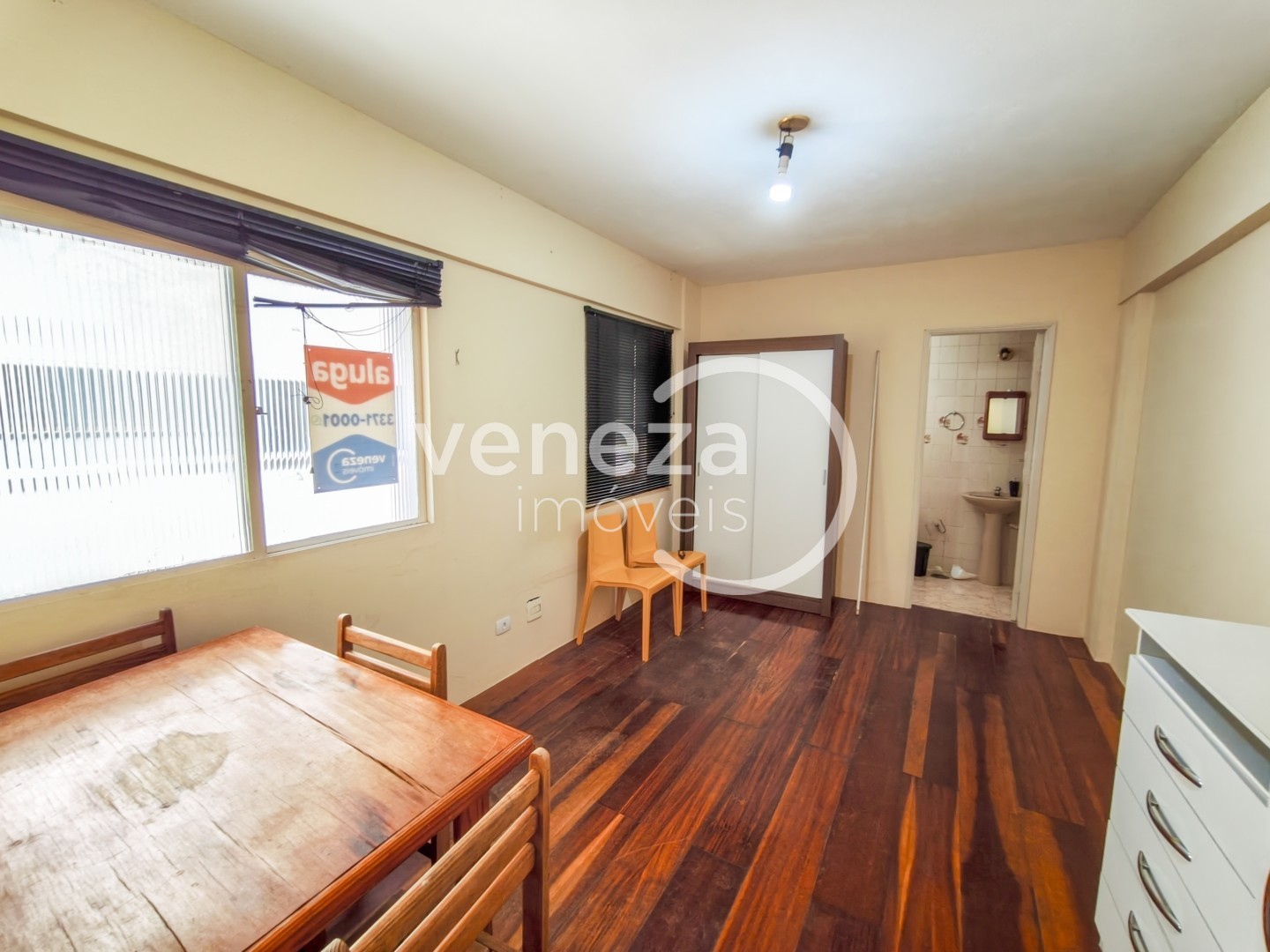 Apartamento para locacao no Centro em Londrina com 38,63m² por R$ 1.100