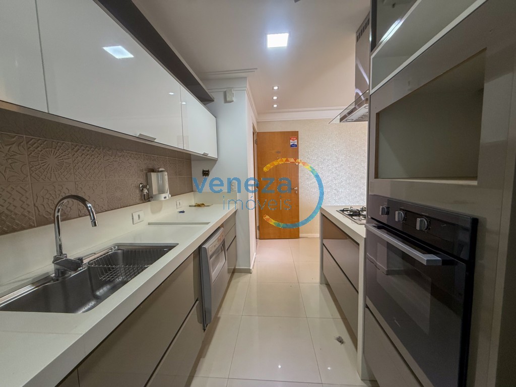 Apartamento para locação no bairro Gleba Palhano de Londrina com 75m<sup>2</sup> útil, 2 quartos, 2 vagas de garagem - Foto 42