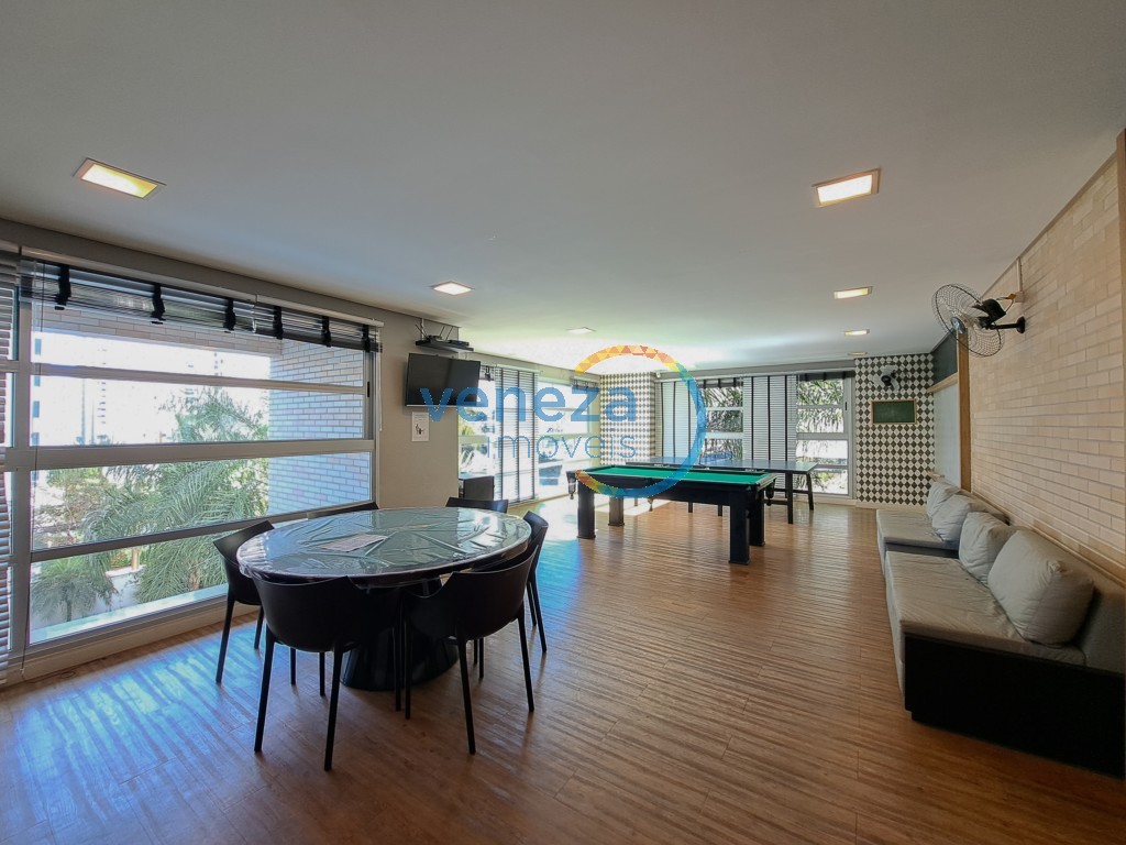 Apartamento para locação no bairro Gleba Palhano de Londrina com 75m<sup>2</sup> útil, 2 quartos, 2 vagas de garagem - Foto 47