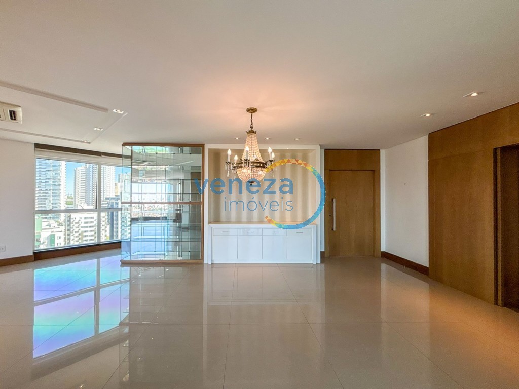 Apartamento à venda no bairro Gleba Palhano de Londrina com 285.81m<sup>2</sup> útil, 3 quartos, 4 vagas de garagem