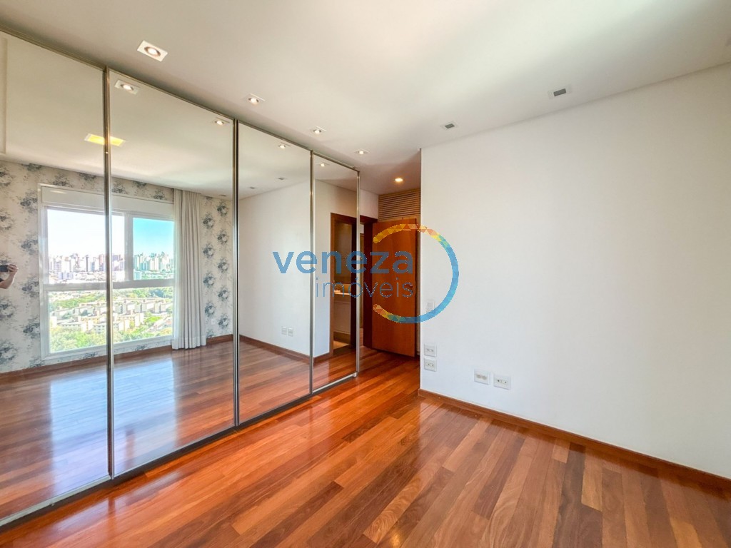 Apartamento à venda no bairro Gleba Palhano de Londrina com 285.81m<sup>2</sup> útil, 3 quartos, 4 vagas de garagem