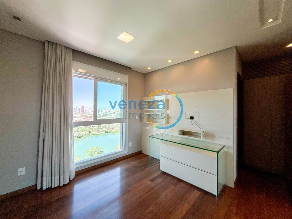 Apartamento à venda no bairro Gleba Palhano de Londrina com 285.81m<sup>2</sup> útil, 3 quartos, 4 vagas de garagem