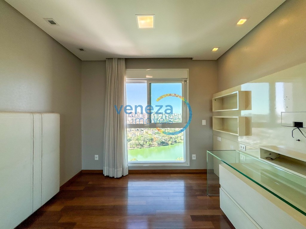 Apartamento à venda no bairro Gleba Palhano de Londrina com 285.81m<sup>2</sup> útil, 3 quartos, 4 vagas de garagem