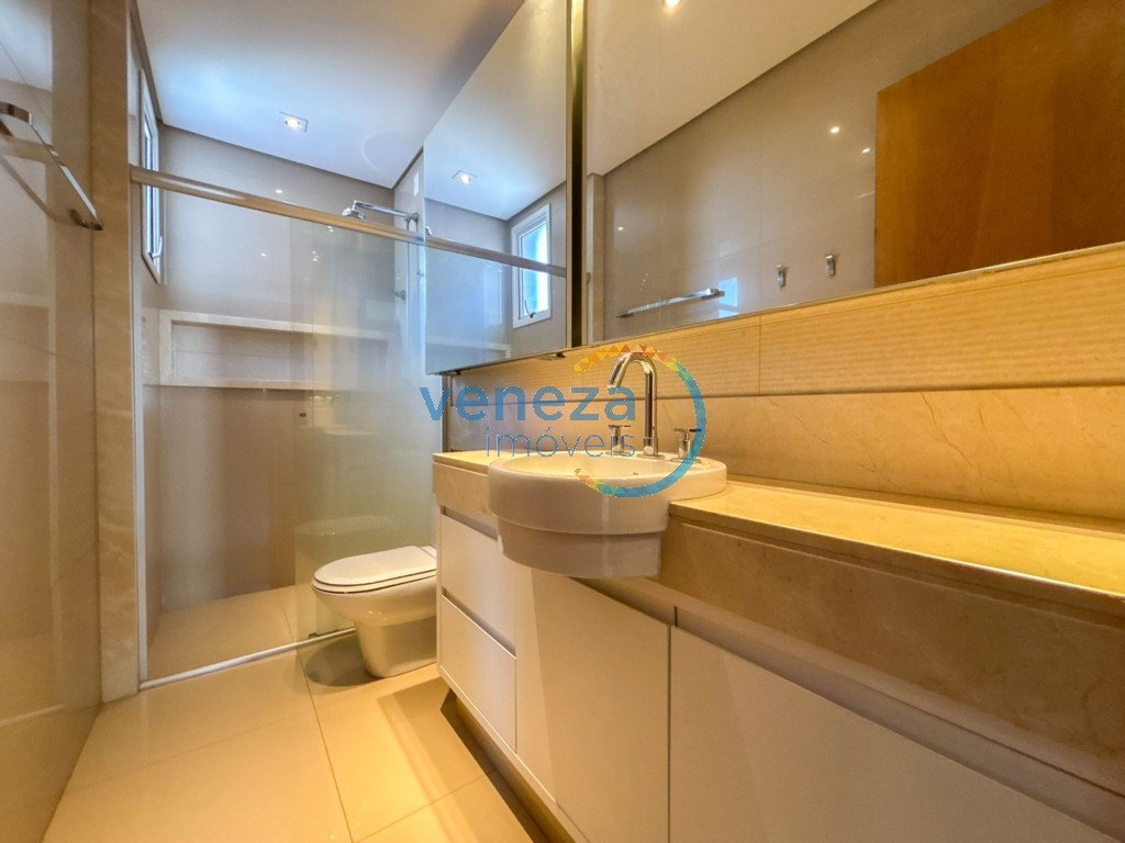 Apartamento à venda no bairro Gleba Palhano de Londrina com 285.81m<sup>2</sup> útil, 3 quartos, 4 vagas de garagem