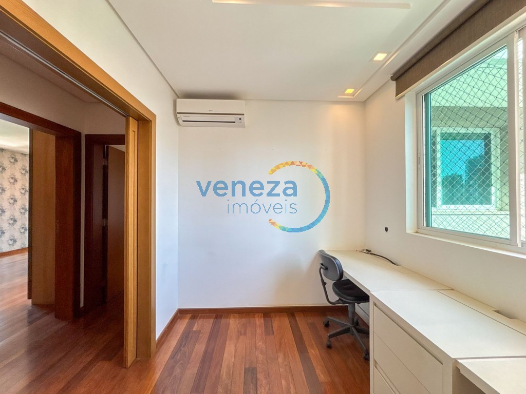 Apartamento à venda no bairro Gleba Palhano de Londrina com 285.81m<sup>2</sup> útil, 3 quartos, 4 vagas de garagem