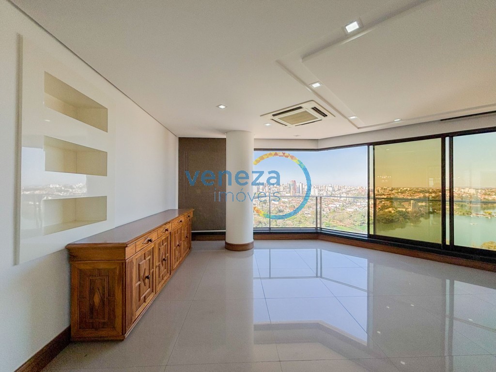 Apartamento à venda no bairro Gleba Palhano de Londrina com 285.81m<sup>2</sup> útil, 3 quartos, 4 vagas de garagem