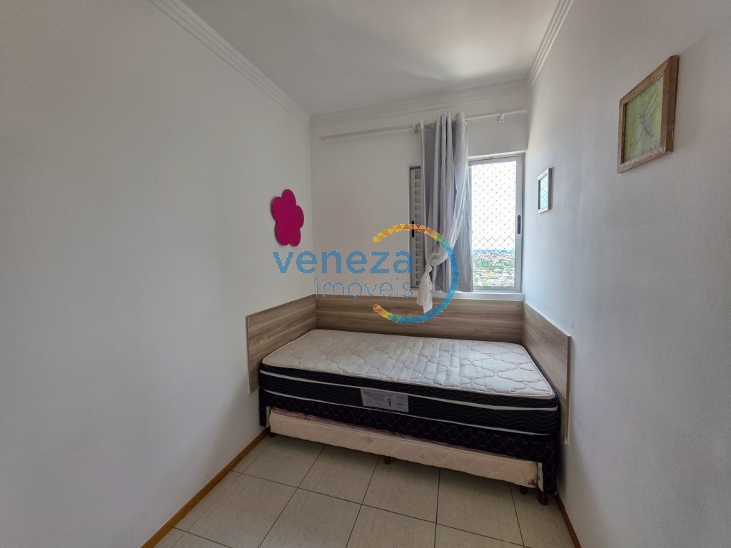 Apartamento para locação no bairro Centro de Londrina com 70.6m<sup>2</sup> útil, 3 quartos, 2 vagas de garagem