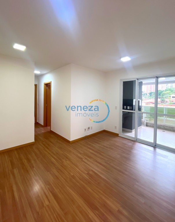 Apartamento para locação no bairro Gleba Palhano de Londrina com 81.62m<sup>2</sup> útil, 3 quartos, 1 vaga de garagem