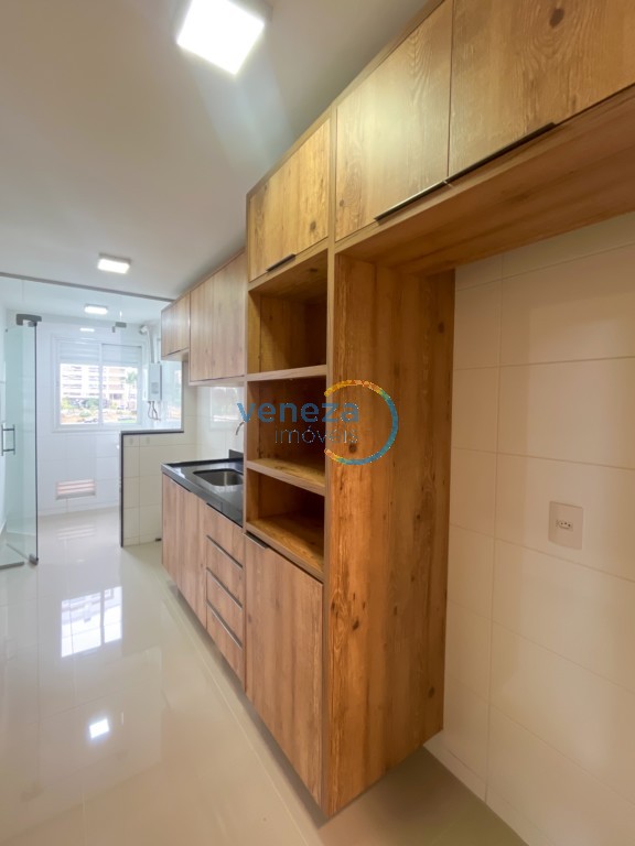 Apartamento para locação no bairro Gleba Palhano de Londrina com 81.62m<sup>2</sup> útil, 3 quartos, 1 vaga de garagem