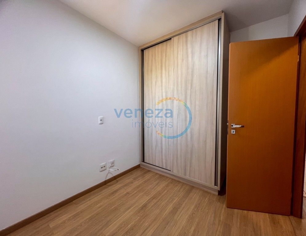 Apartamento para locação no bairro Gleba Palhano de Londrina com 79m<sup>2</sup> útil, 2 quartos, 2 vagas de garagem