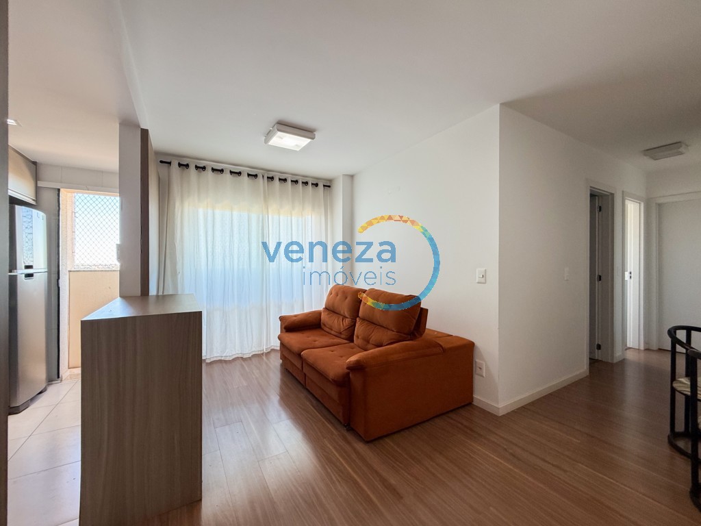 Apartamento para locação no bairro Tatiani de Londrina com 67m<sup>2</sup> útil, 3 quartos, 1 vaga de garagem