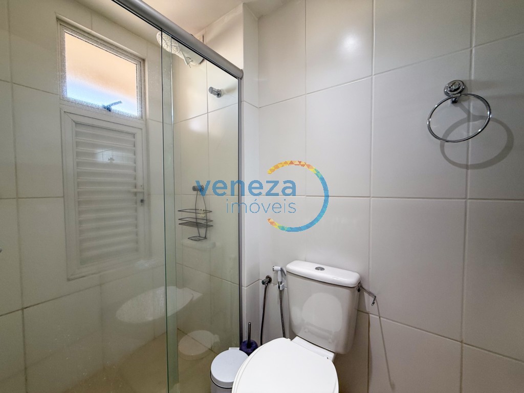 Apartamento para locação no bairro Tatiani de Londrina com 67m<sup>2</sup> útil, 3 quartos, 1 vaga de garagem