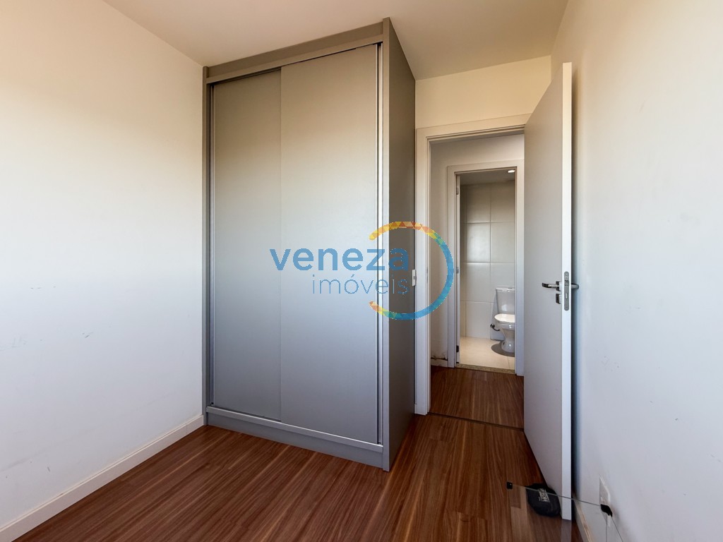 Apartamento para locação no bairro Tatiani de Londrina com 67m<sup>2</sup> útil, 3 quartos, 1 vaga de garagem