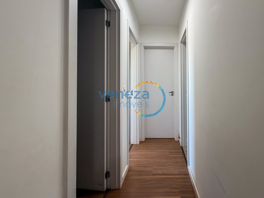 Apartamento para locação no bairro Tatiani de Londrina com 67m<sup>2</sup> útil, 3 quartos, 1 vaga de garagem