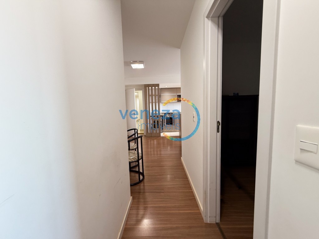 Apartamento para locação no bairro Tatiani de Londrina com 67m<sup>2</sup> útil, 3 quartos, 1 vaga de garagem