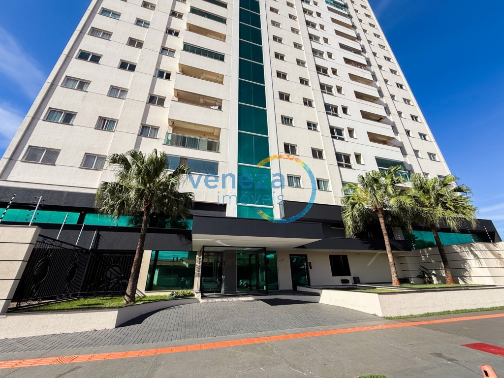 Apartamento para locação no bairro Tatiani de Londrina com 67m<sup>2</sup> útil, 3 quartos, 1 vaga de garagem