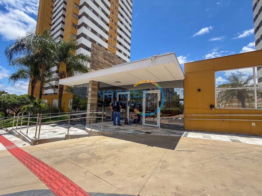 Apartamento para locação no bairro Gleba Palhano de Londrina com 68m<sup>2</sup> útil, 3 quartos, 2 vagas de garagem