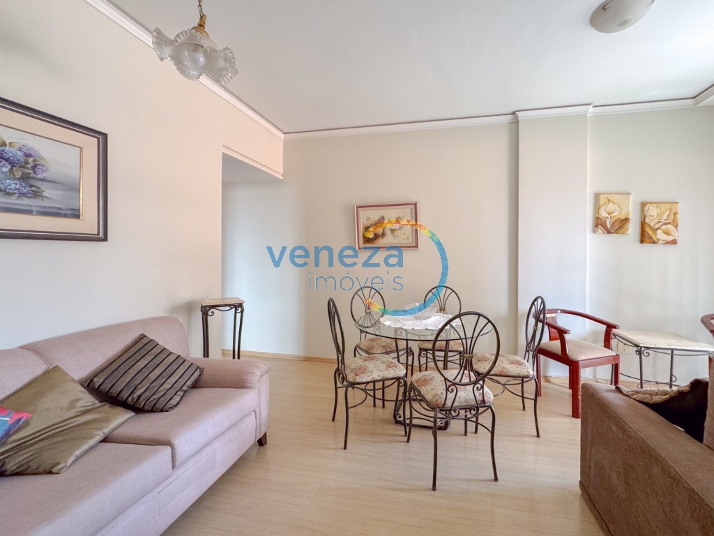 Apartamento para locacao no Centro em Londrina com 114,53m² por R$ 2.500,00