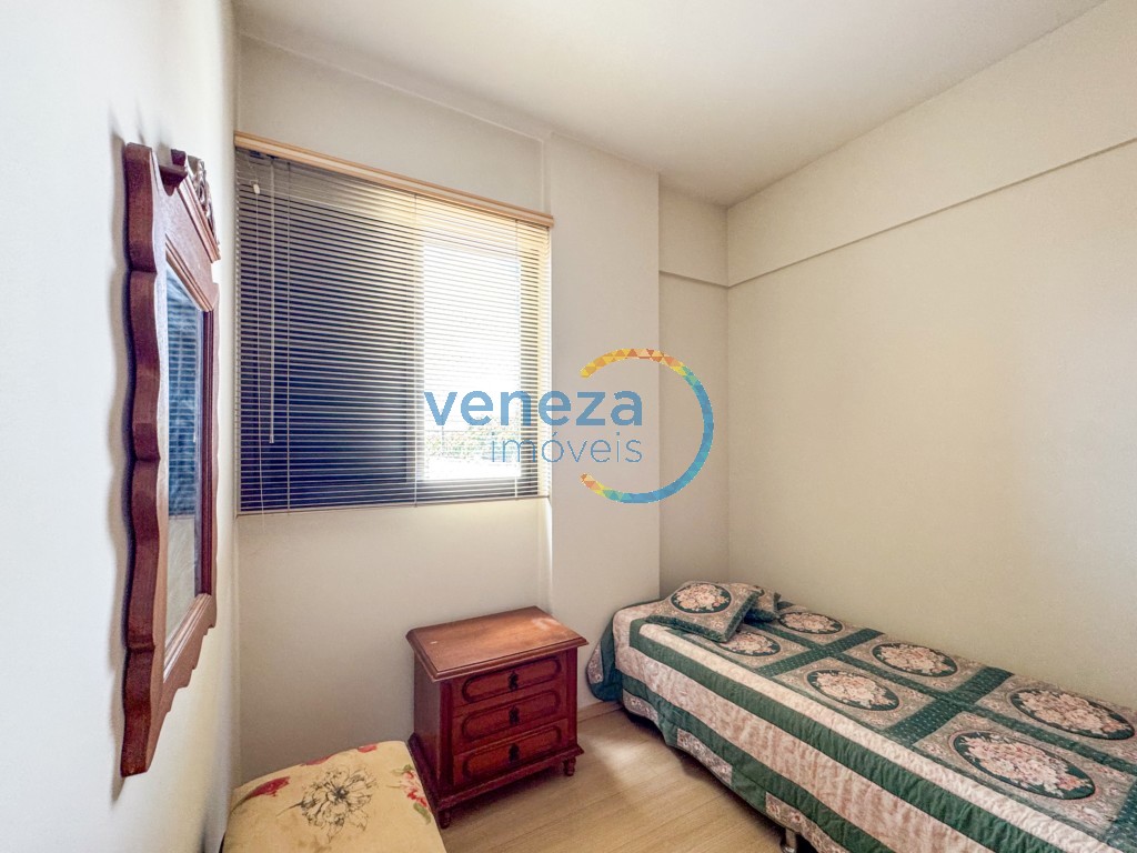 Apartamento para locação no bairro Centro de Londrina com 74.35m<sup>2</sup> útil, 3 quartos, 1 vaga de garagem