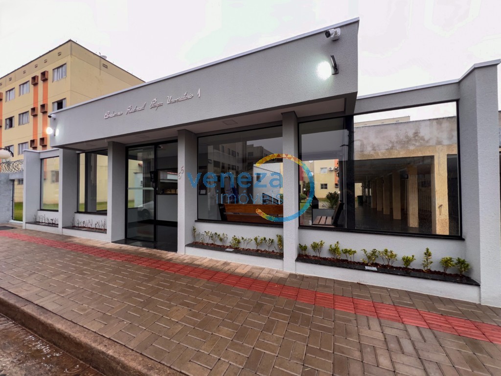 Apartamento para locação no bairro Cidade Universitaria de Londrina com 27m<sup>2</sup> útil, 1 quarto, 1 vaga de garagem