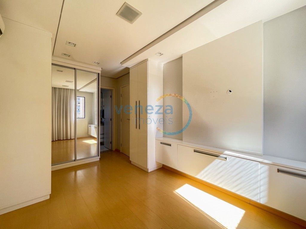 Apartamento para locação no bairro Centro de Londrina com 105.87m<sup>2</sup> útil, 3 quartos, 2 vagas de garagem