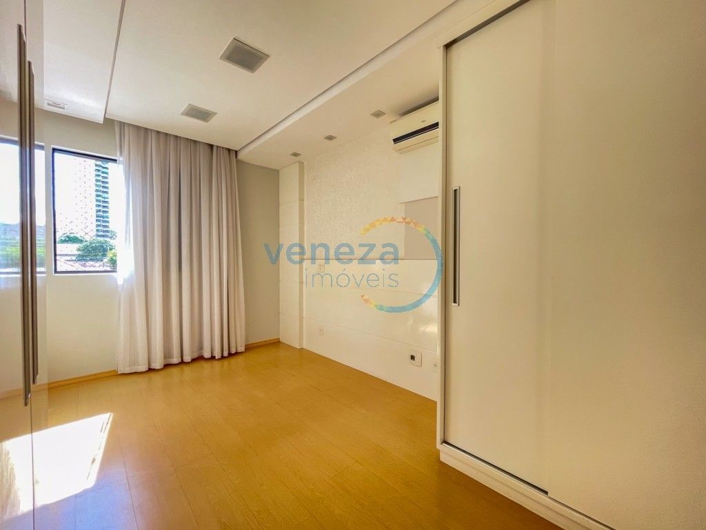 Apartamento para locação no bairro Centro de Londrina com 105.87m<sup>2</sup> útil, 3 quartos, 2 vagas de garagem