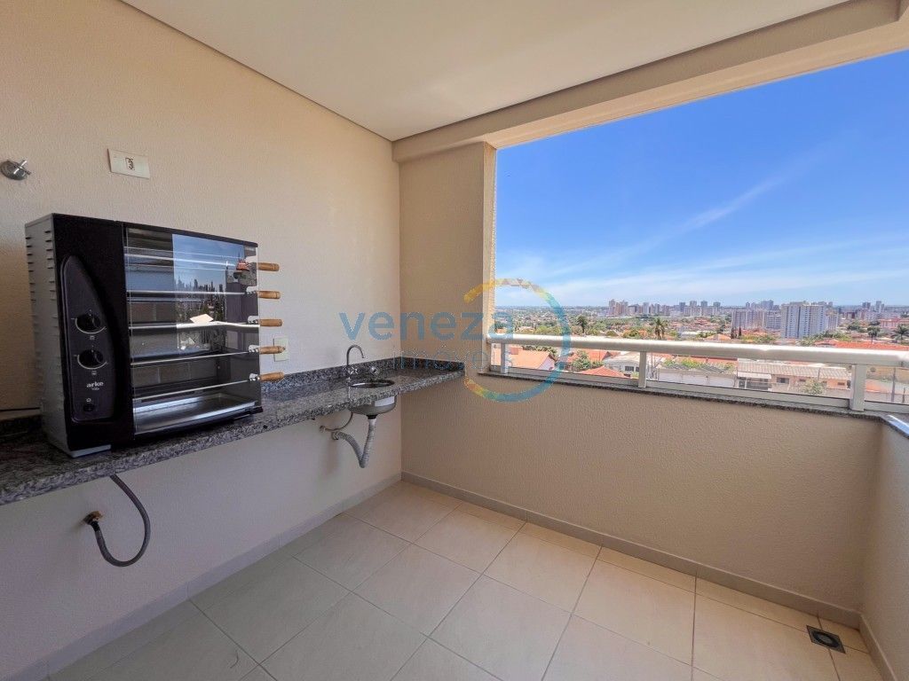 Apartamento à venda no bairro Gaion de Londrina com 80.68m<sup>2</sup> útil, 3 quartos, 1 vaga de garagem