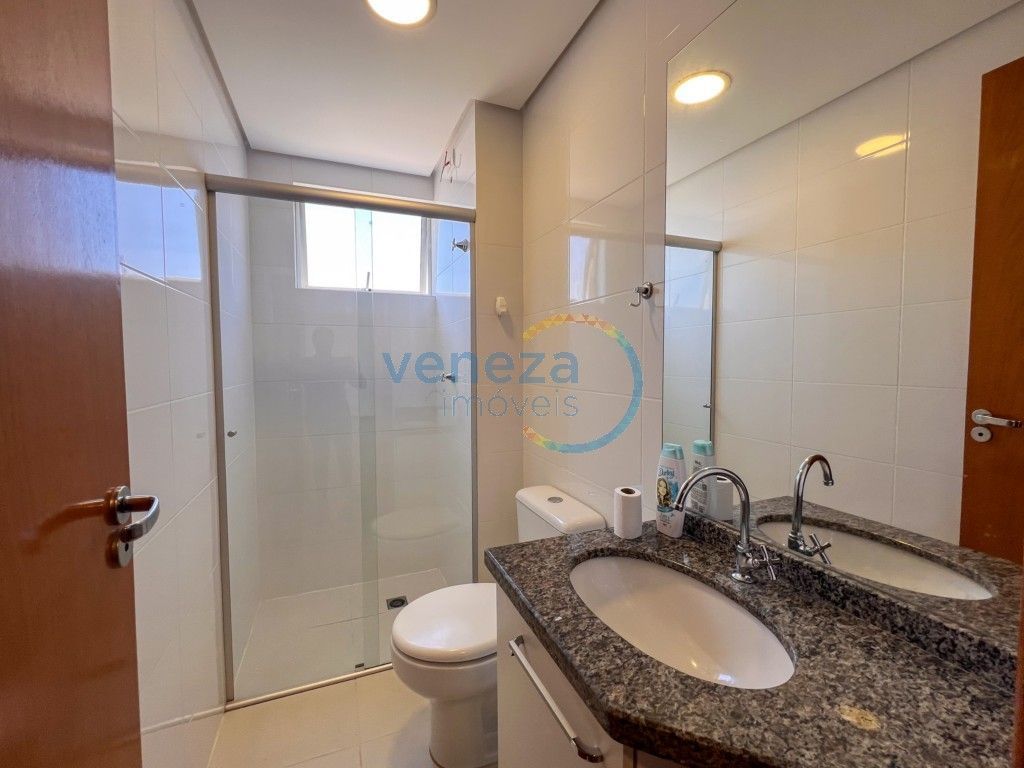 Apartamento à venda no bairro Gaion de Londrina com 80.68m<sup>2</sup> útil, 3 quartos, 1 vaga de garagem