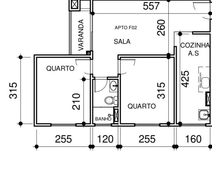 Apartamento para venda no Jardim Lago Norte em Londrina com 77,5m² por R$ 265.000