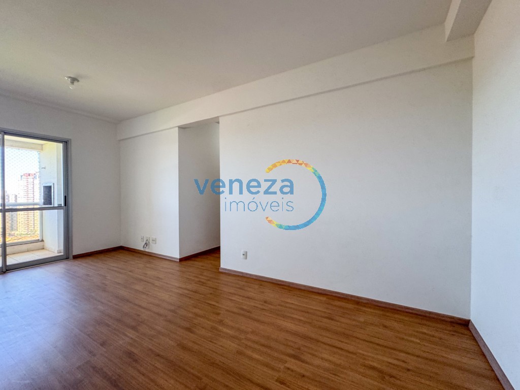 Apartamento para locação no bairro Gleba Palhano de Londrina com 68.89m<sup>2</sup> útil, 3 quartos, 2 vagas de garagem