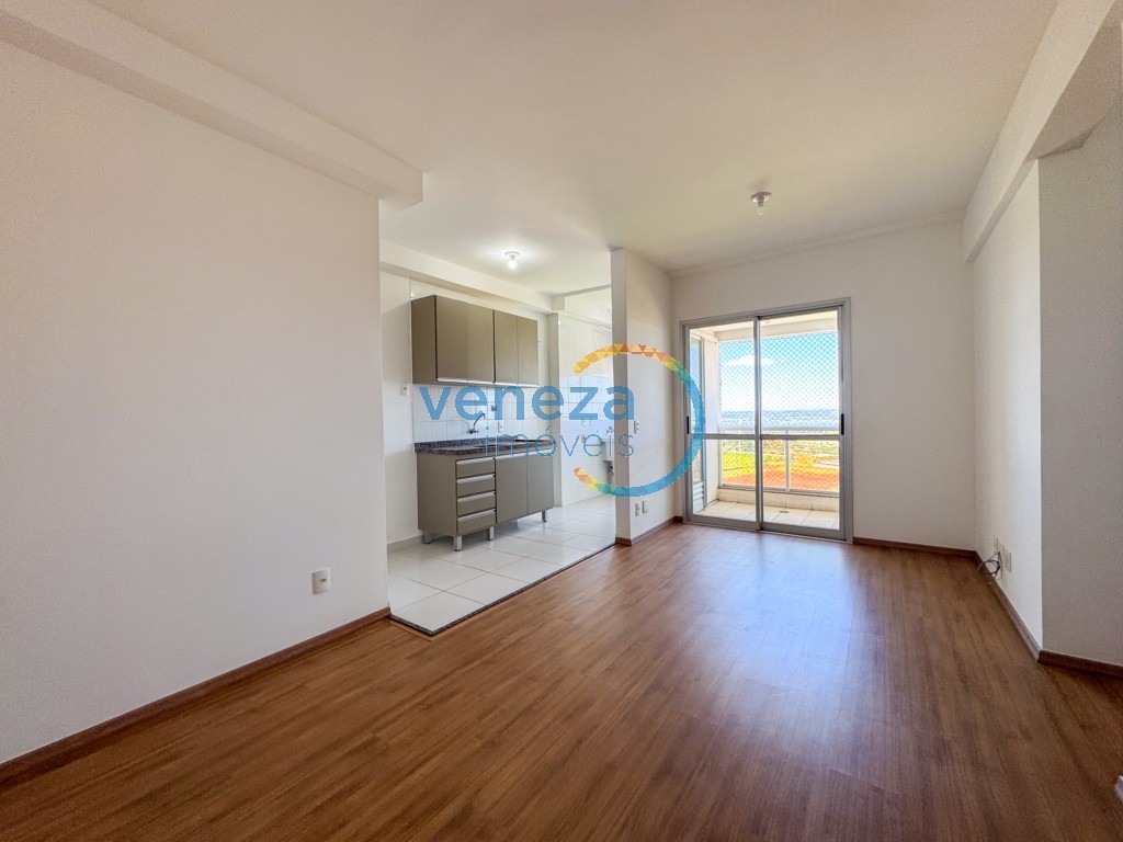 Apartamento para locação no bairro Gleba Palhano de Londrina com 68.89m<sup>2</sup> útil, 3 quartos, 2 vagas de garagem