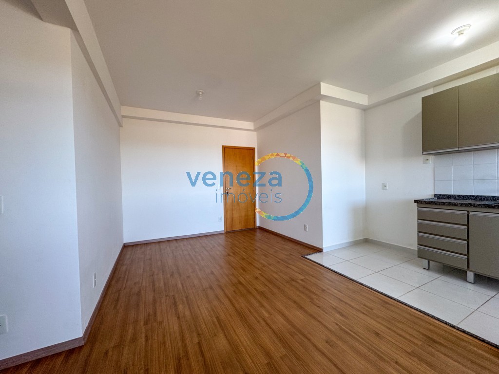 Apartamento para locação no bairro Gleba Palhano de Londrina com 68.89m<sup>2</sup> útil, 3 quartos, 2 vagas de garagem