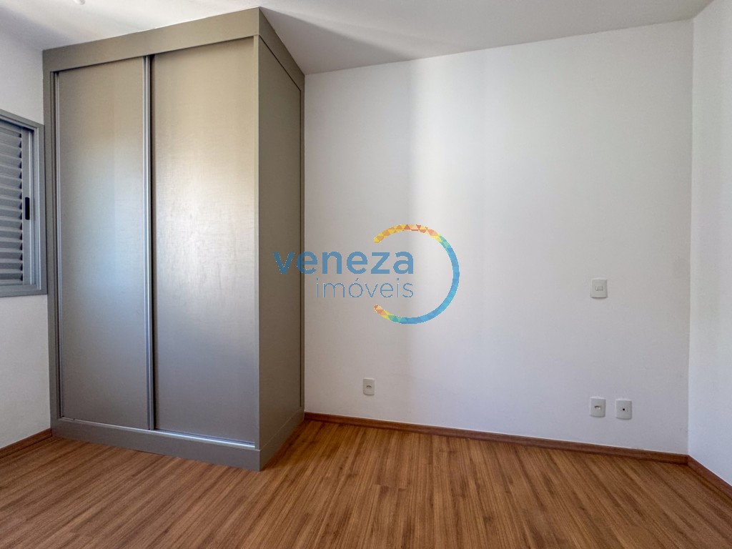 Apartamento para locação no bairro Gleba Palhano de Londrina com 68.89m<sup>2</sup> útil, 3 quartos, 2 vagas de garagem