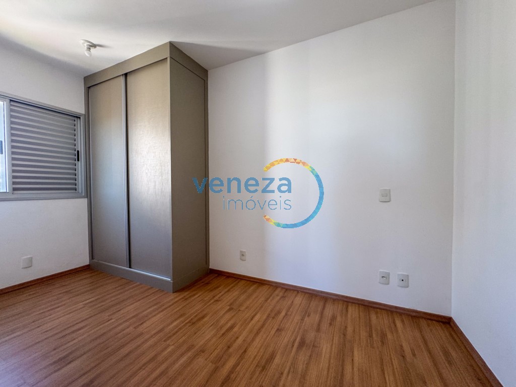 Apartamento para locação no bairro Gleba Palhano de Londrina com 68.89m<sup>2</sup> útil, 3 quartos, 2 vagas de garagem