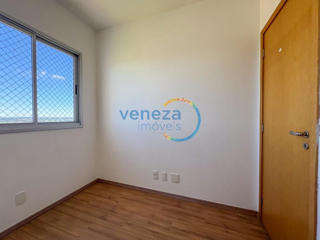 Apartamento para locação no bairro Gleba Palhano de Londrina com 68.89m<sup>2</sup> útil, 3 quartos, 2 vagas de garagem