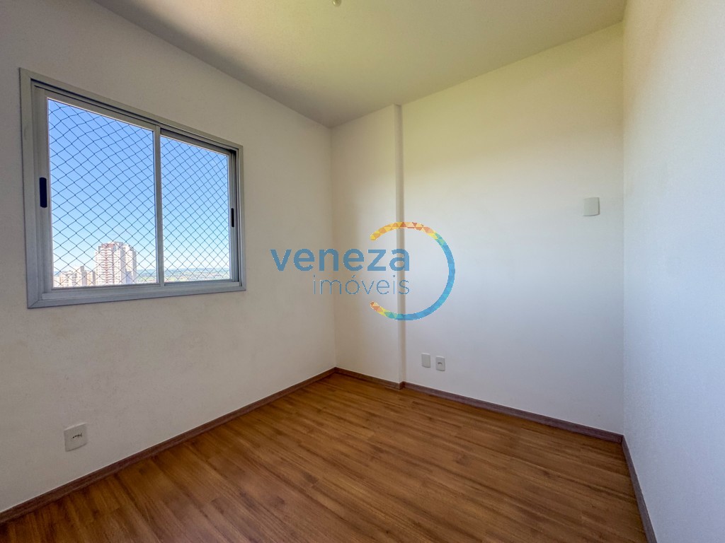 Apartamento para locação no bairro Gleba Palhano de Londrina com 68.89m<sup>2</sup> útil, 3 quartos, 2 vagas de garagem