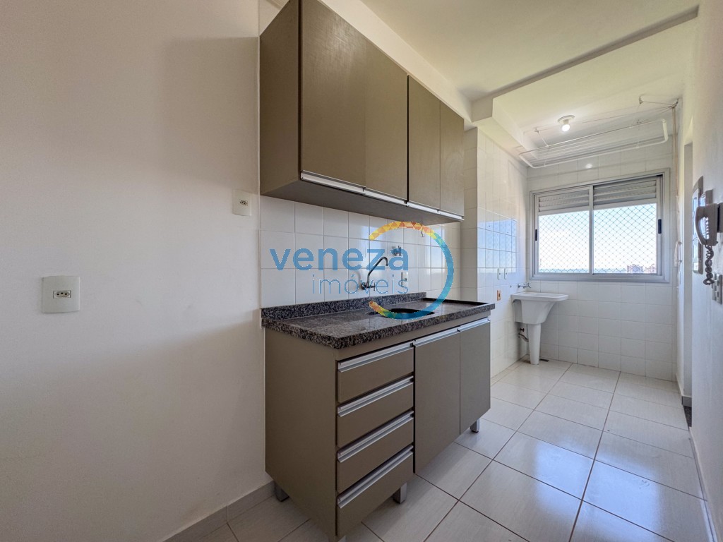 Apartamento para locação no bairro Gleba Palhano de Londrina com 68.89m<sup>2</sup> útil, 3 quartos, 2 vagas de garagem